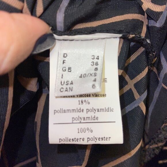 Ottod’ame Long Sleeve Dressy Shirt Size 4 - Picture 6 of 7